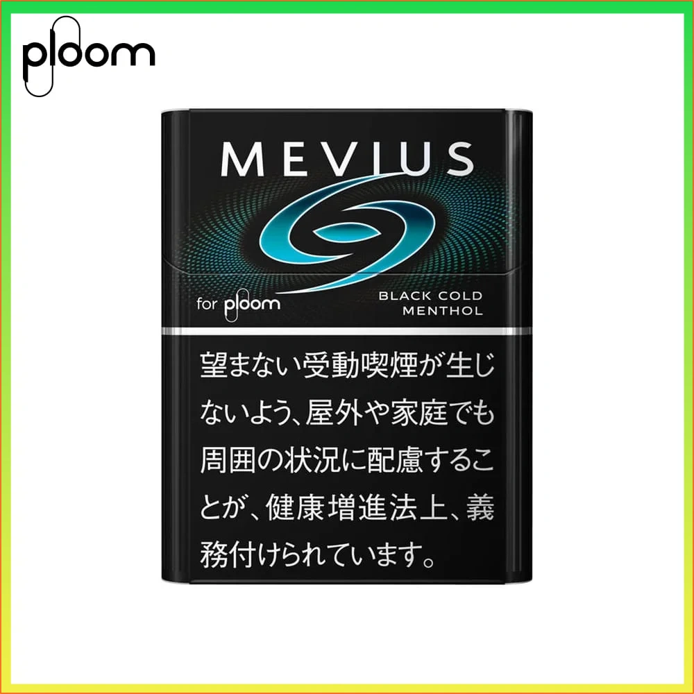 MVEIUS-黑冰薄荷 Ploom x AURA MEVIUS BLACK COLD黑冰薄荷煙彈