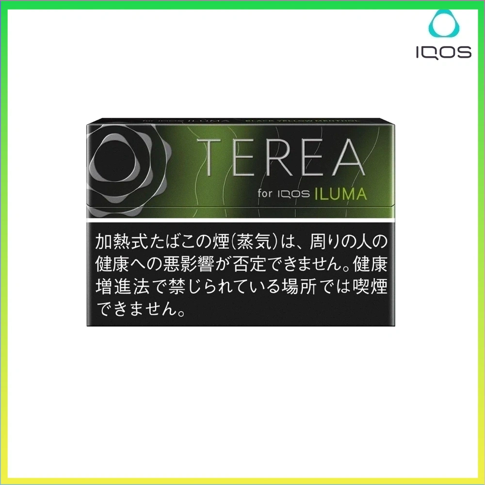 IQOS TEREA Black Yellow Menthol黑青檸黃薄荷煙彈